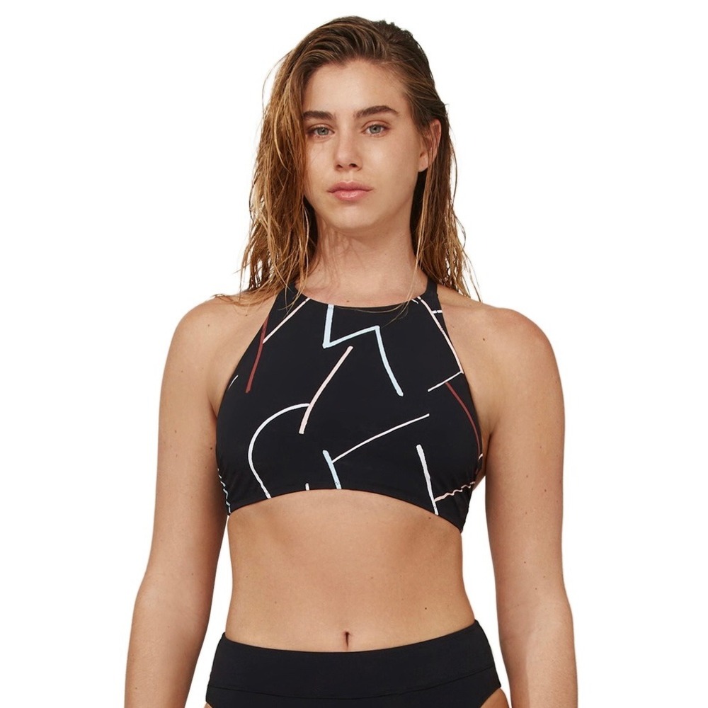 Gottex Free Sport Kai High-Neck Bikini Swim Top — Size 8,‎ NWT Top Only!